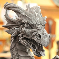 George and the Dragon by David and Fiona Barker (photo of dragon by Ravit Sages)